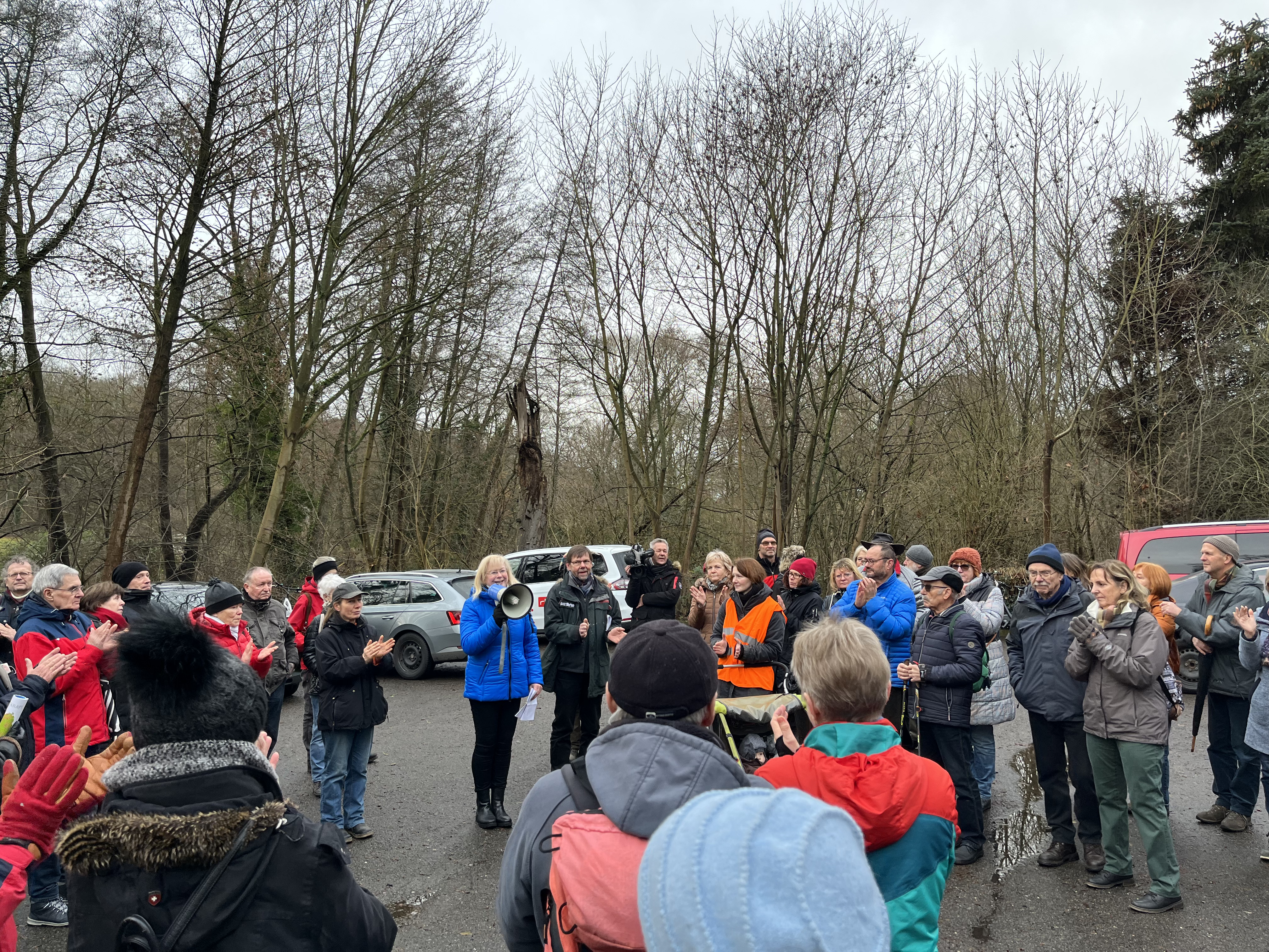 Neujahrswanderung im Lanker Liepnitzwald