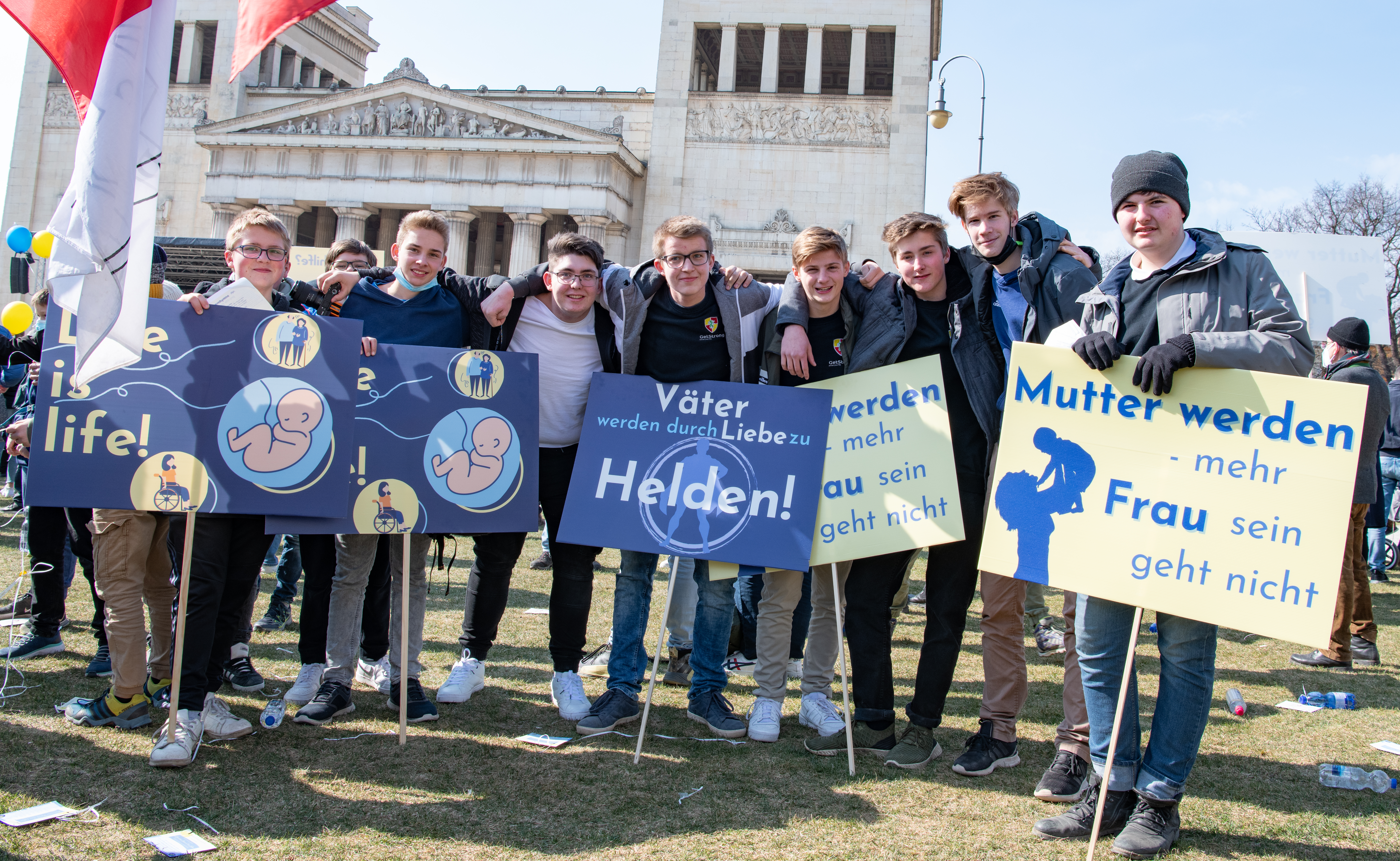 Junge Leute für das Leben: Impressionen vom Münchner Marsch fürs Leben Junge Leute für das Leben: Impressionen vom Münchner Marsch fürs Leben