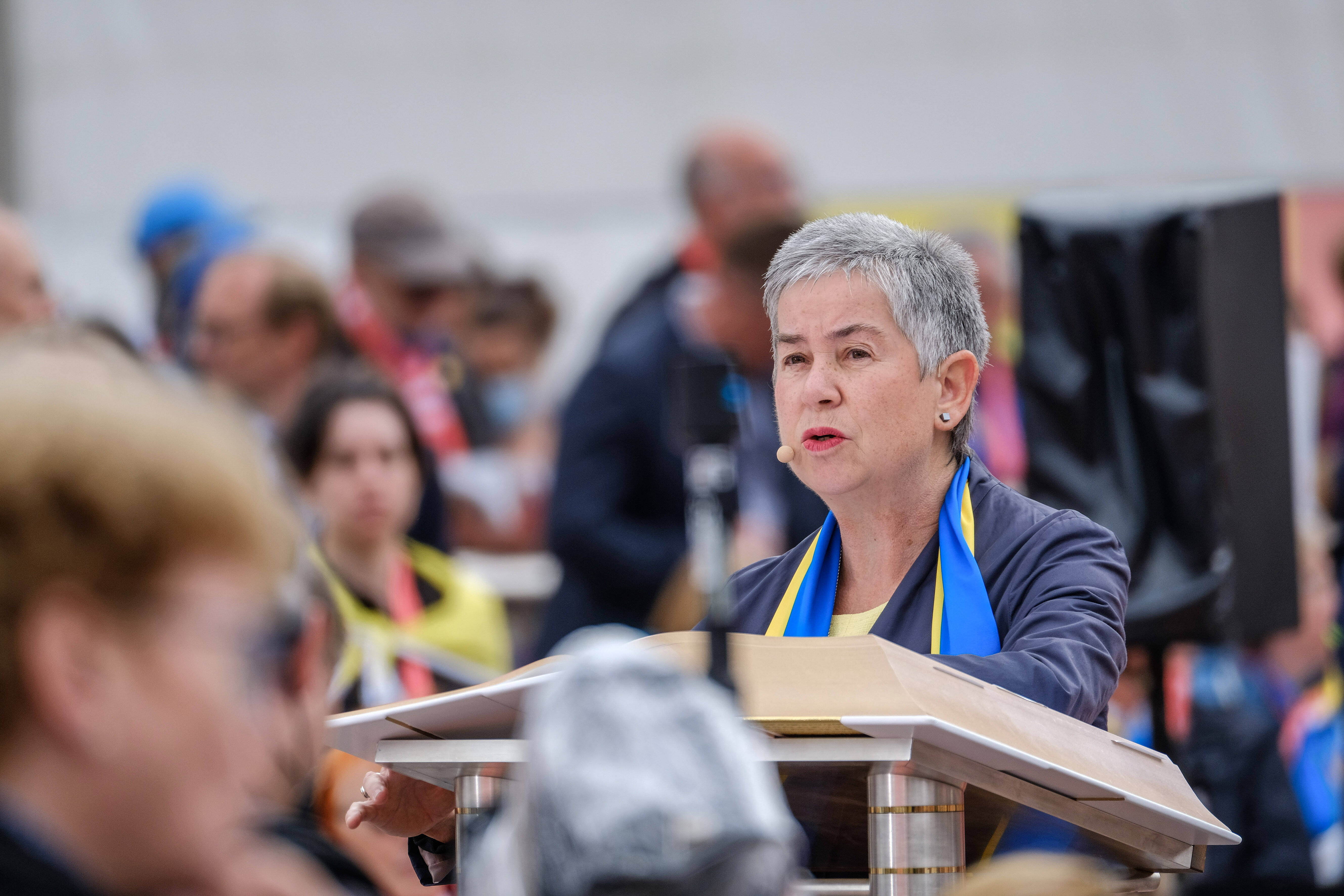 Die Präsidentin des Zentralkomitees der deutschen Katholiken (ZdK), Irme Stetter-Karp: Ohne kirchenrechtliche Grundlage Die Präsidentin des Zentralkomitees der deutschen Katholiken (ZdK), Irme Stetter-Karp: Ohne kirchenrechtliche Grundlage