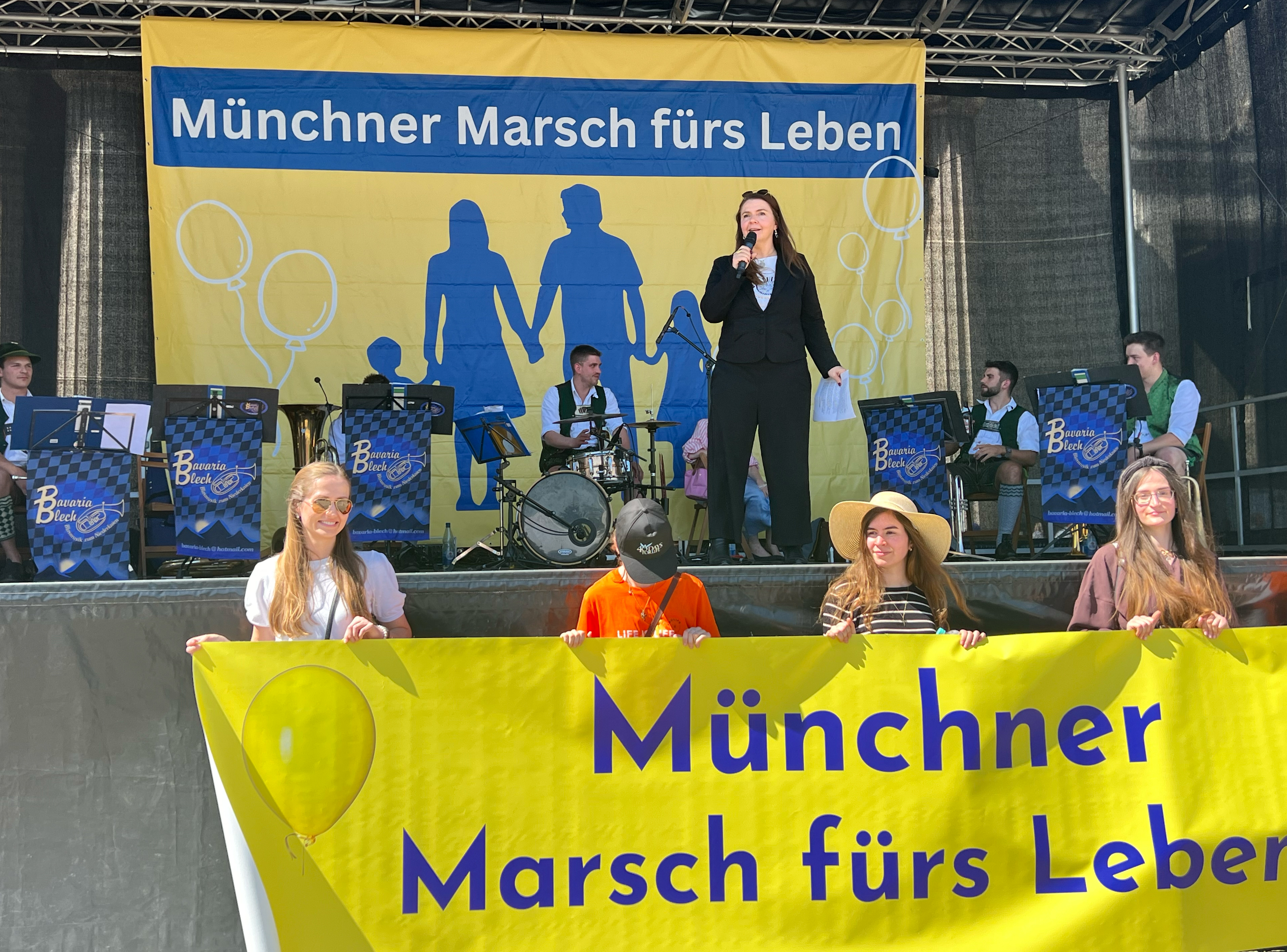 Birgit Kelle auf dem Münchner Marsch fürs Leben 2024