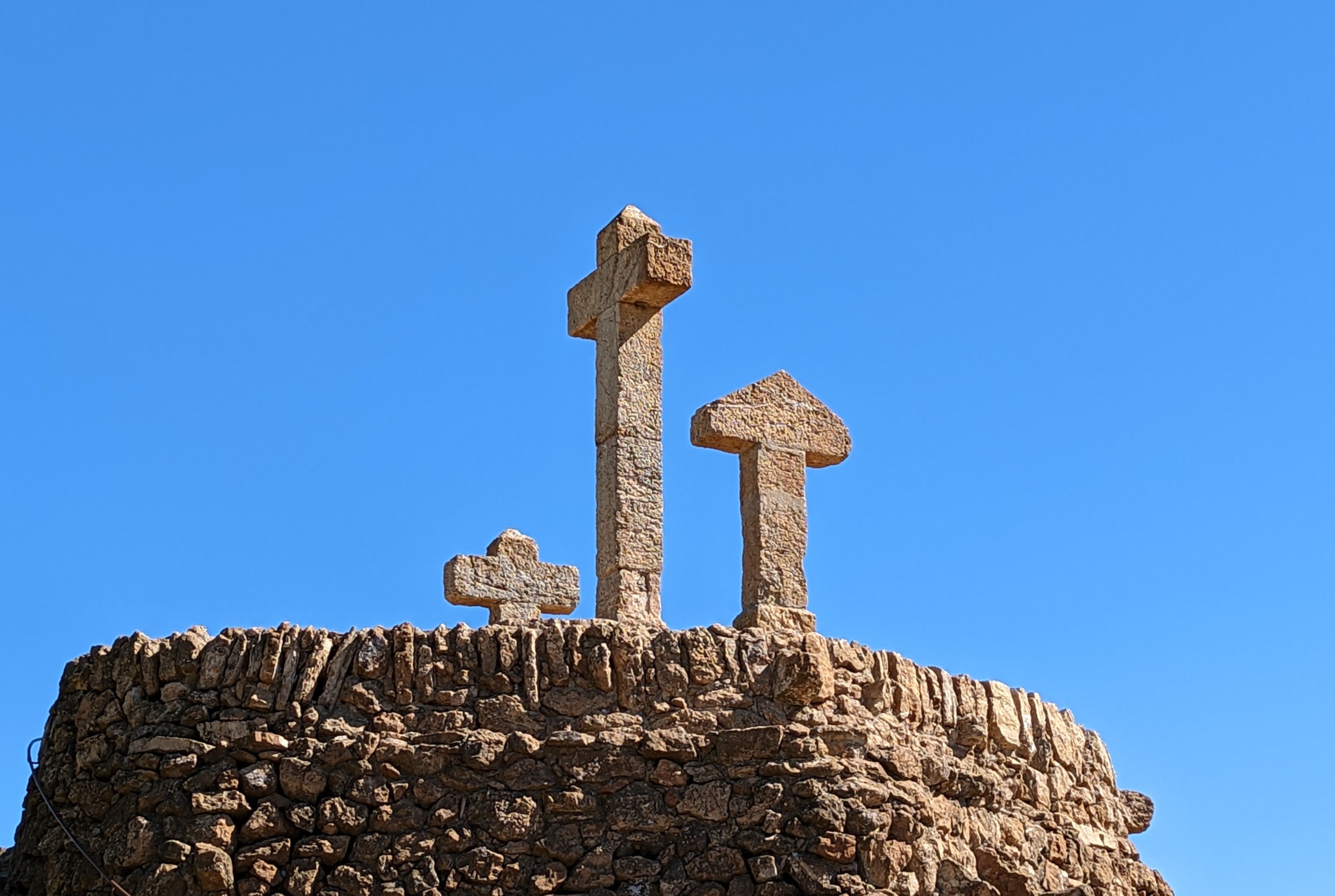 Park Güell, Kalvarienberg