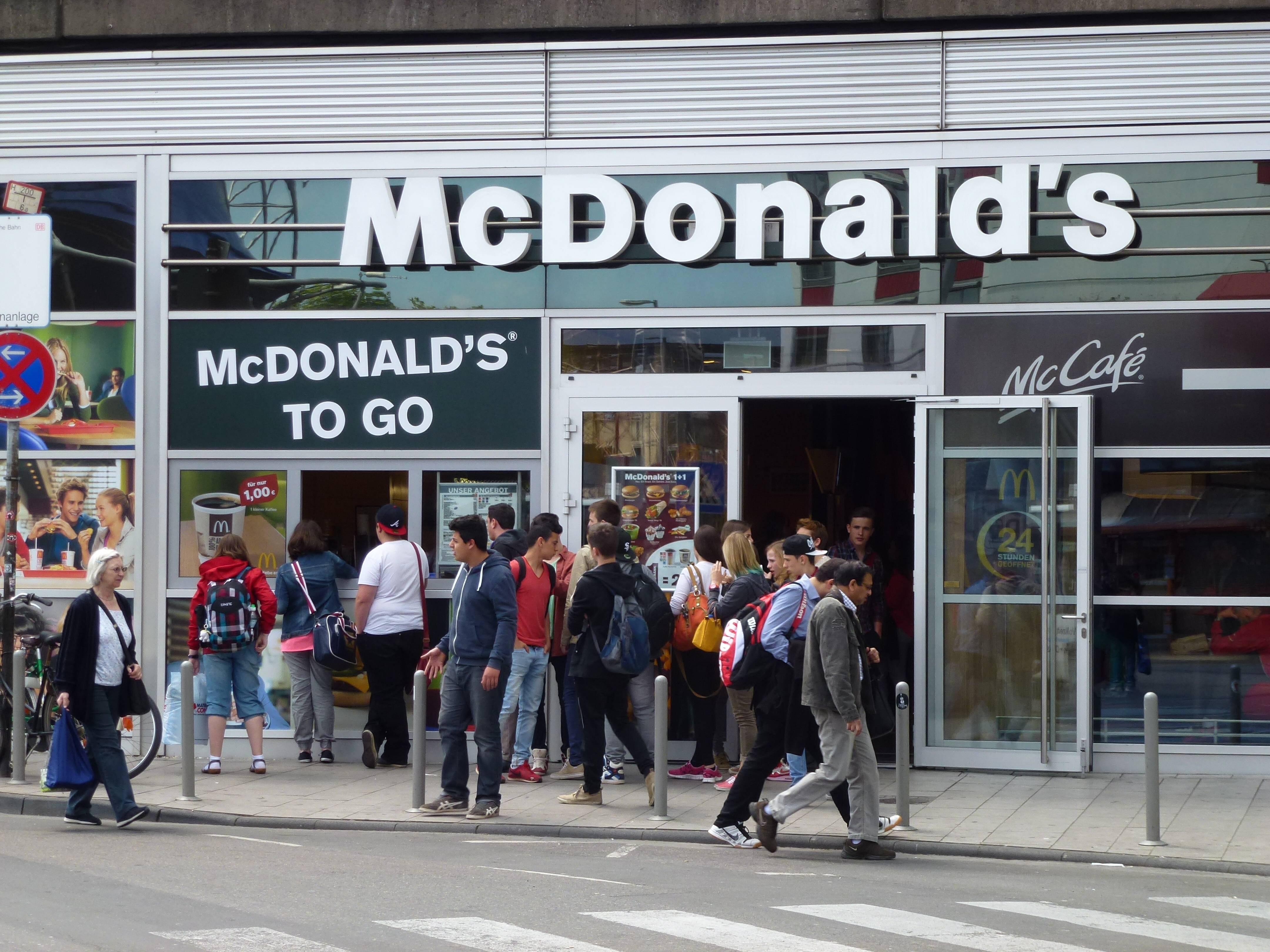 McDonald‘s „to go“ in Köln