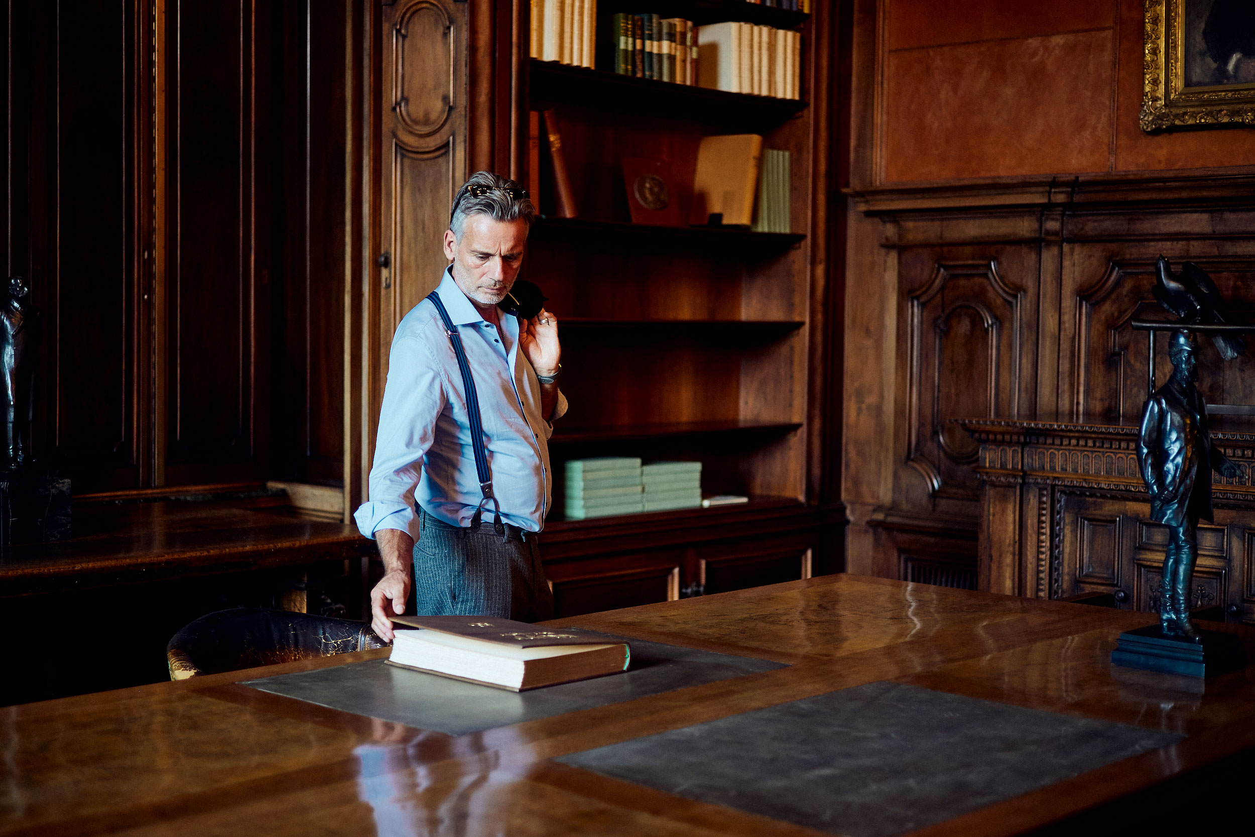 Oliver Stock in der Villa Hügel, Essen, 2025