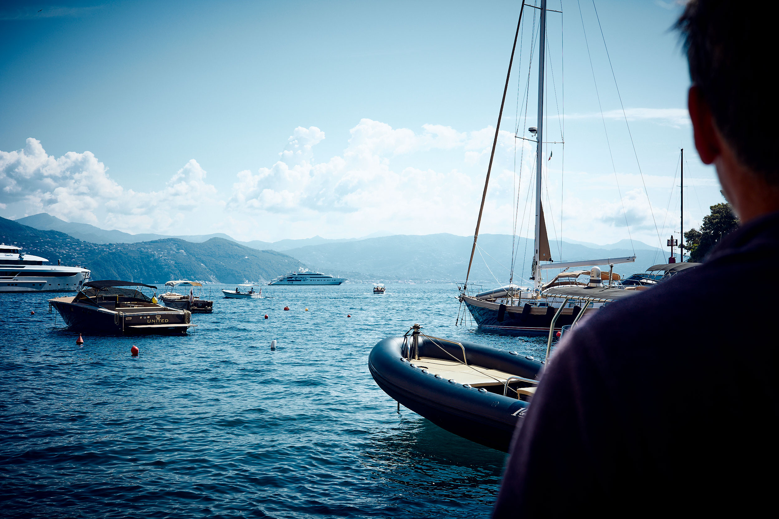Oliver Stock Strand von Paraggi, Portofino, Ligurien, Sommer 2025