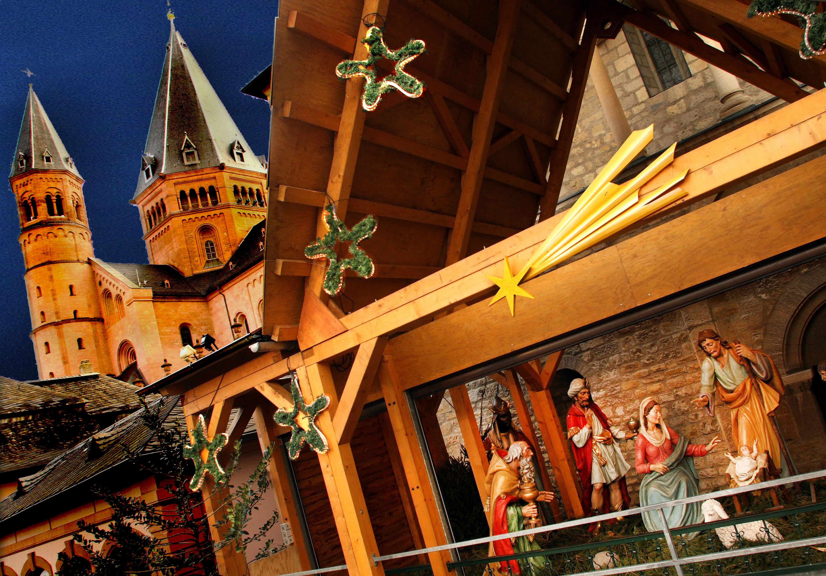 Christkindlmarkt in Mainz: Ohne die Heilige Familie und die Anbetung Jesu keine Weihnachtsmärkte
