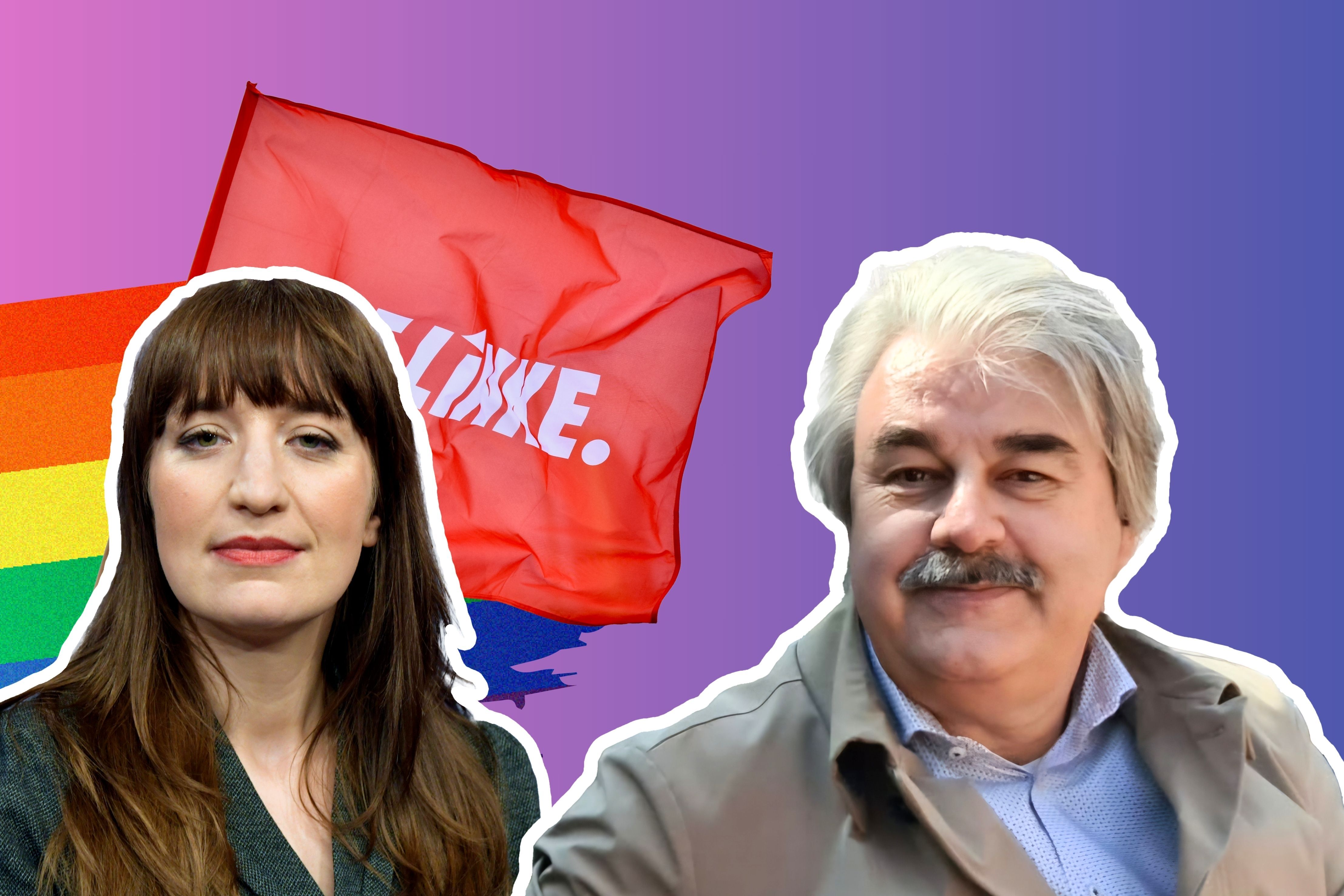 Linkspartei-Fraktionschefin Heidi Reichinnek und Jura-Professor Tim Drygala