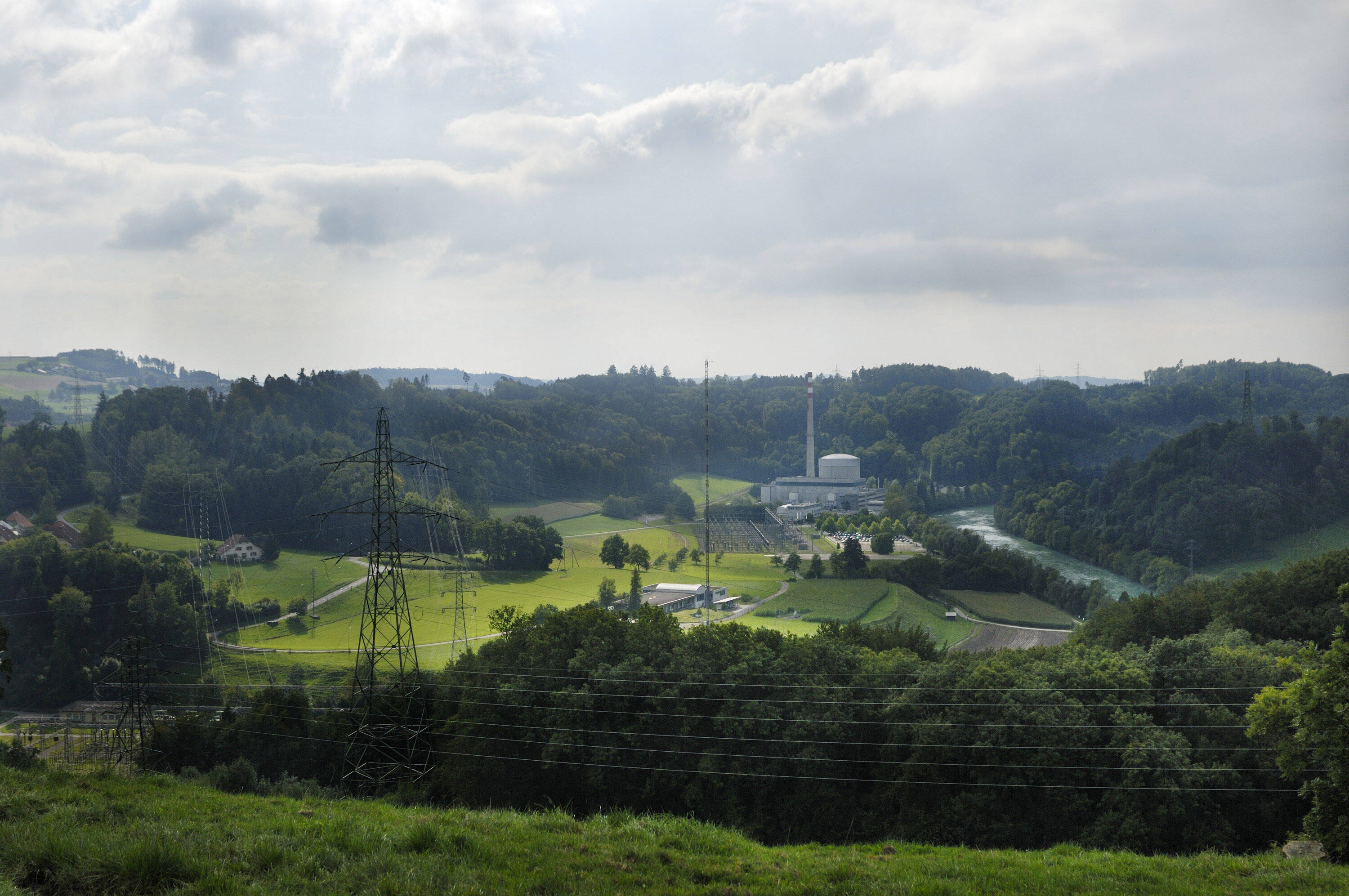 Kernkraftwerk Mühleberg in der Schweiz