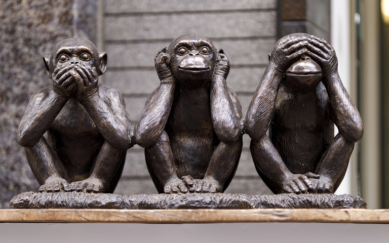 Ignorante Spießbürger: Nichts sagen, nichts hören, nichts sehen