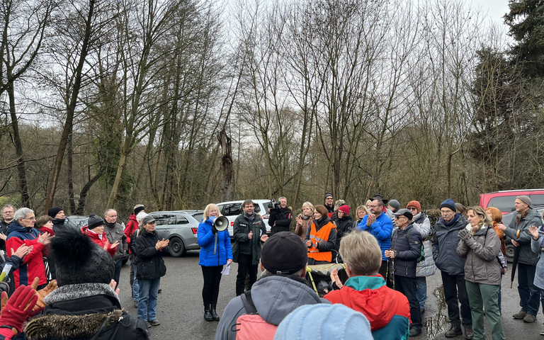 Neujahrswanderung im Lanker Liepnitzwald