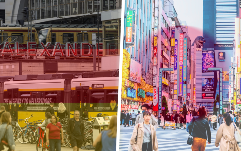 Die Hauptstädte Berlin und Tokio: Deutschland und Japan durchlaufen ähnliche Entwicklungen