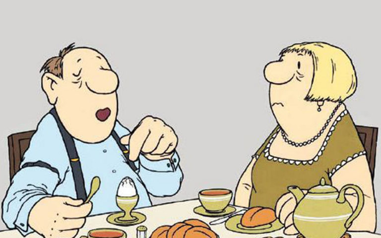 Loriots „Frühstücksei“-Sketch