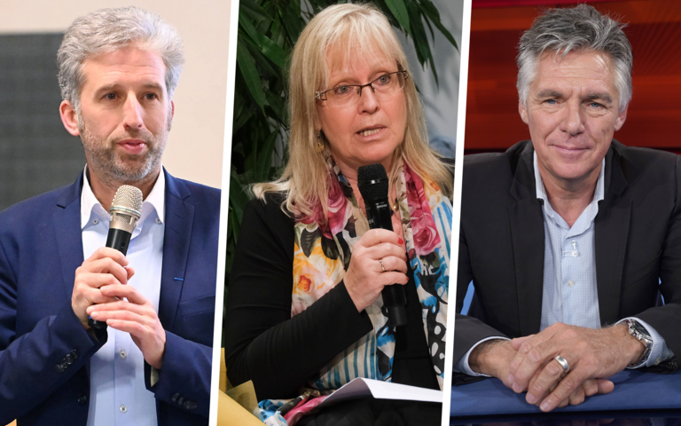 Boris Palmer, Susanne Schröter, Ruud Koopmans (v. l. n. r.)