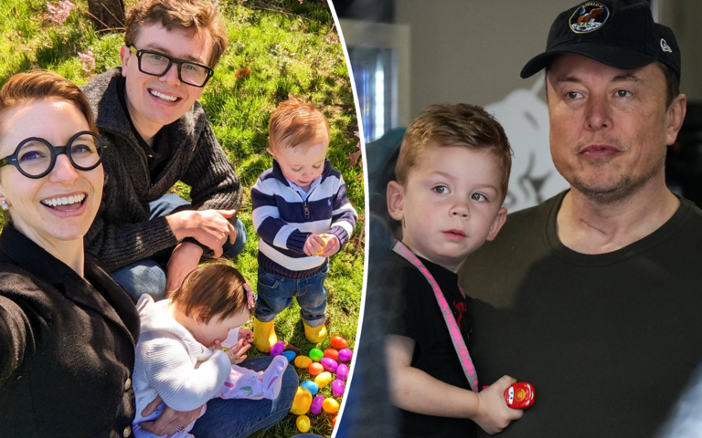 Die Tech-Elite bekennt sich zum Pronatalismus. Simone und Malcolm Collins (l.), Elon Musk (r.).