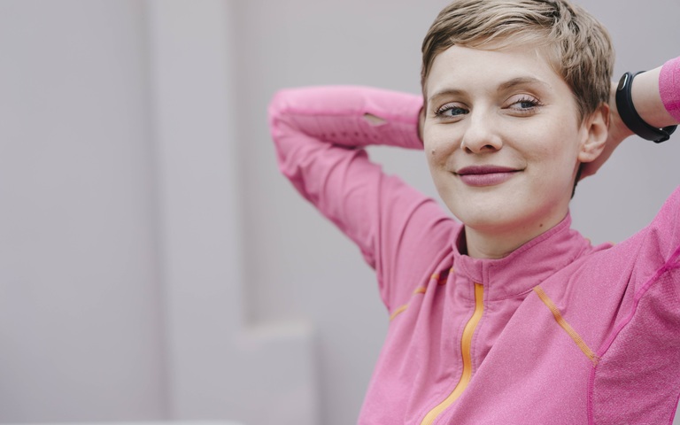 Junge Frau / Selbstoptimierung