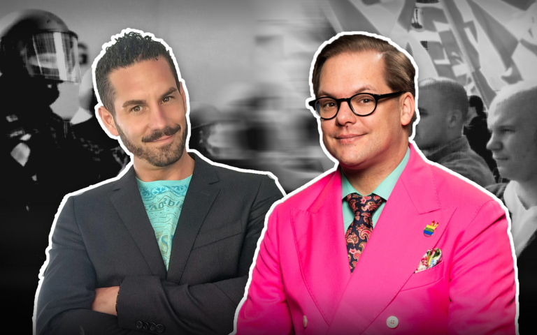 Polizist Kristian Beara (l.) und Ex-Neonazi Axel Reitz