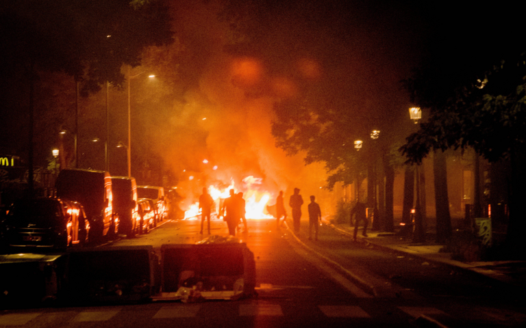 Krawalle im französischen Nanterre