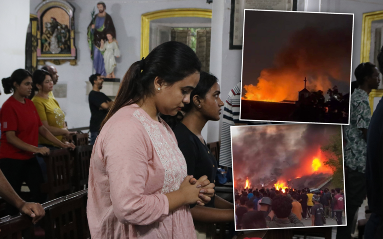 Christen beten in Kalkutta für die Opfer und Frieden in Manipur