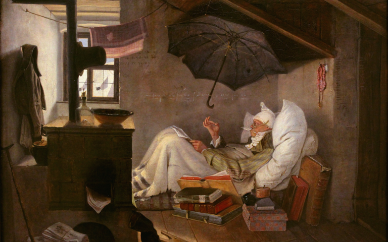 Carl Spitzweg: „Der arme Poet“