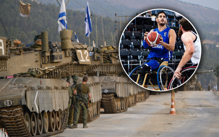 Israelische Panzer und Profi-Basketballer Asael Shabo