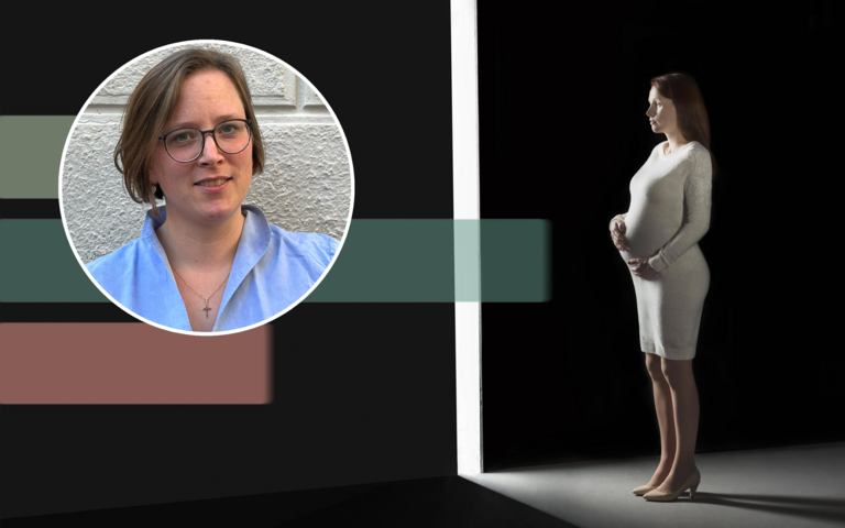 Paula von Ketteler, schwangere Frau