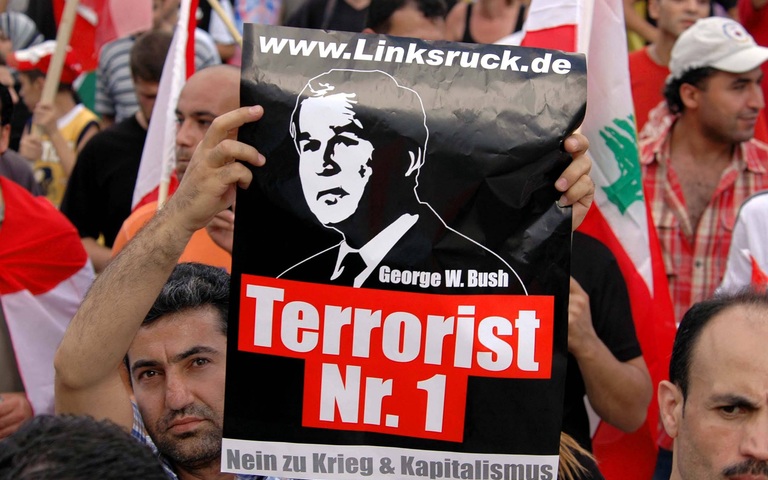 Anti-Bush Demonstration