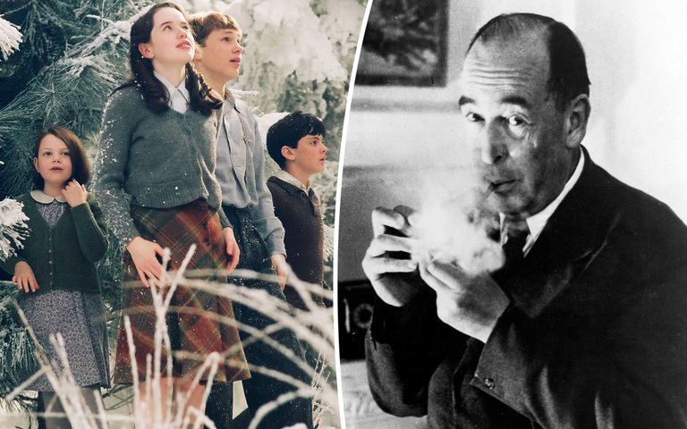 Szene aus der Neuverfilmung „Die Chroniken von Narnia“ von 2005 / C. S. Lewis zu Beginn der 1960er Jahre