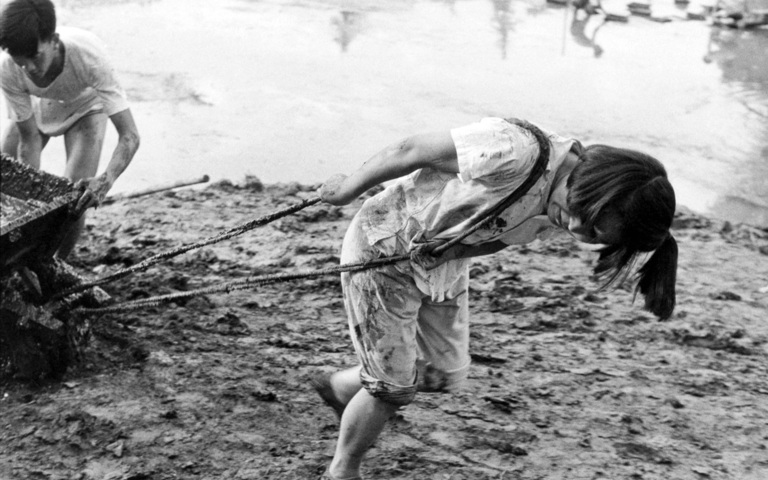 Chinesische Arbeiter Ende der 1950er-, Anfang der 1960er Jahre