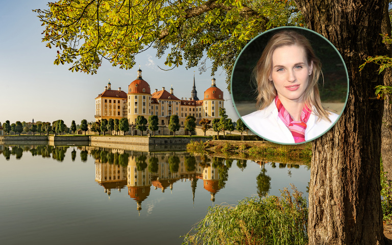 Schloss Moritzburg bei Meißen, Kolumnistin Kristina Ballova