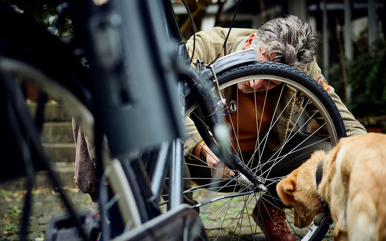 Fahrrad reparieren