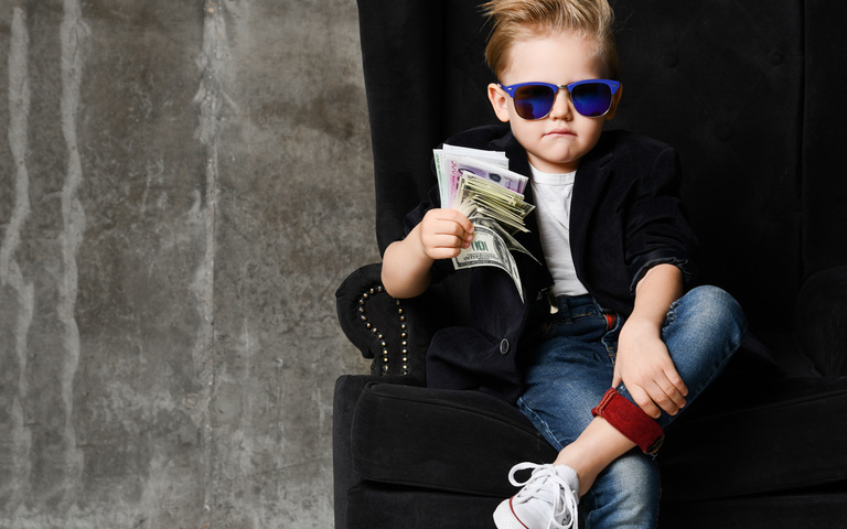 Geldanlage mit und für Kinder