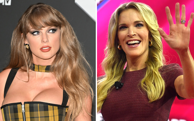 Sängerin Taylor Swift (l.) und Journalistin Megyn Kelly