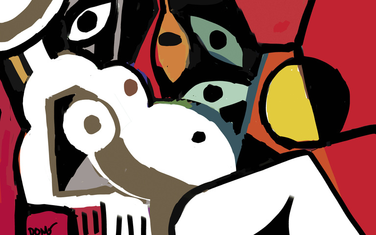 Diana Ong (*1940), „Sunbather“, Computergrafik (2008)