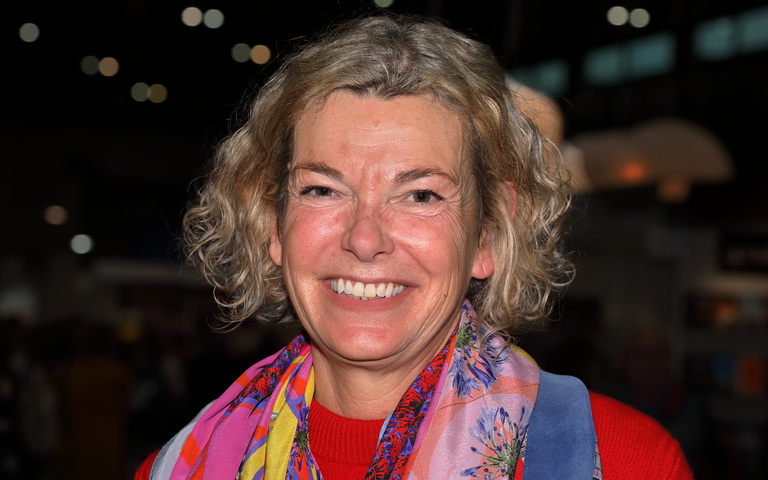 Die Schweizer Schriftstellerin Milena Moser auf der Buch Wien 2023