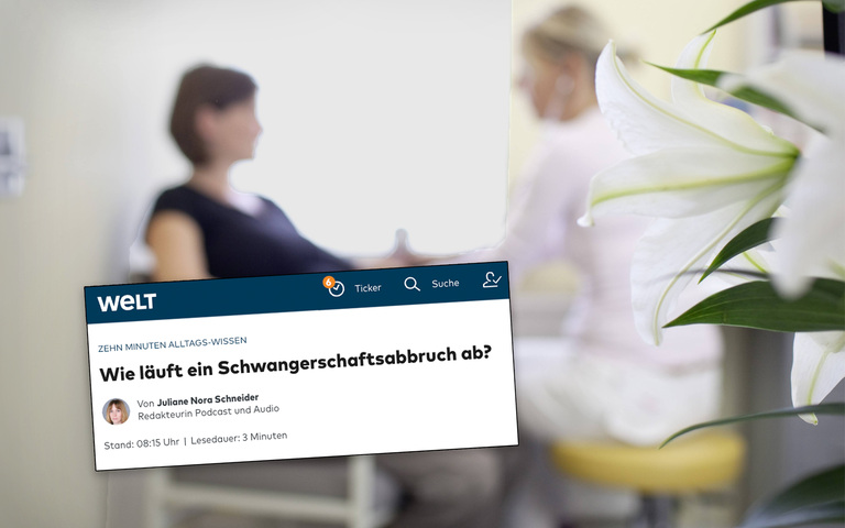 Skandalöser Podcast und Artikel der „Welt“ über Abtreibung