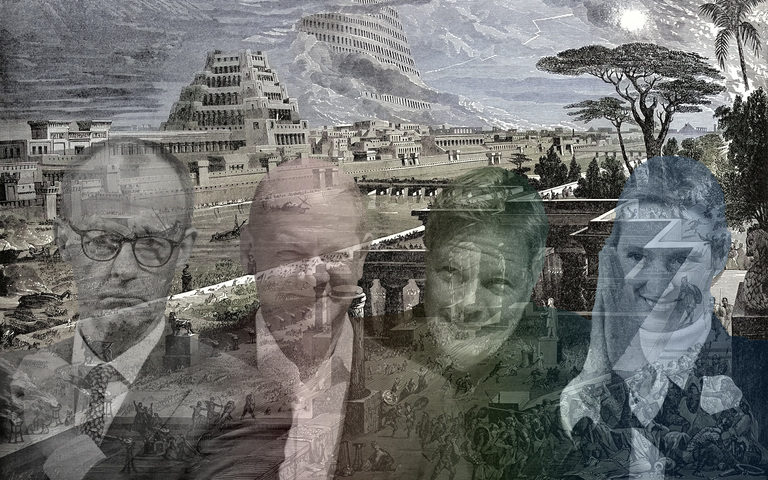 Die Spitzenkandidaten der großen Parteien für die Bundestagswahl 2025 / Turmbau zu Babel