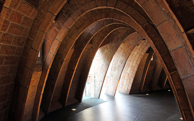 Dachgeschoss in der Casa Milà, Barcelona, 2017