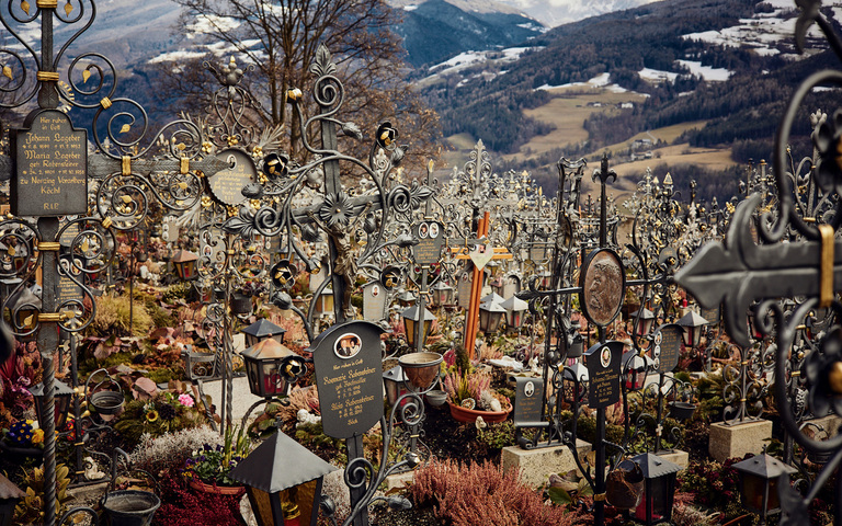 Friedhof in Südtirol
