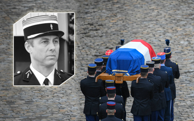 Arnaud Beltrame – Nationale Trauerzeremonie am 28. März 2018 in Paris