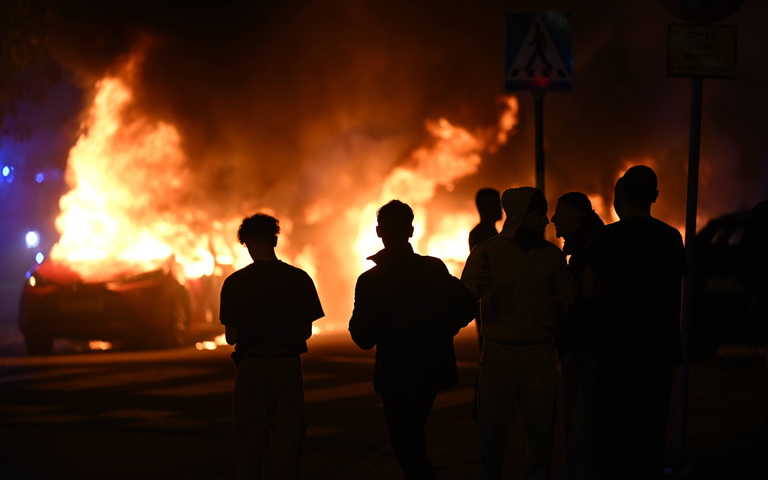 Gewalttätige Migrantenunruhen im südschwedischen Malmö, 03.09.2023