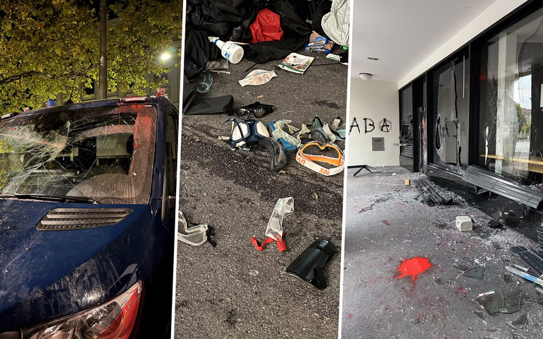 Bern: Gewalt gegen Polizei und Geschäfte