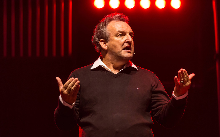 Der Schweizer Komiker Marco Rima bei einem Auftritt in Luzern, Archivbild vom 18. März 2017