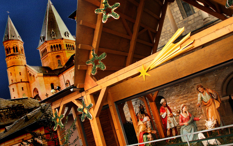 Christkindlmarkt in Mainz: Ohne die Heilige Familie und die Anbetung Jesu keine Weihnachtsmärkte