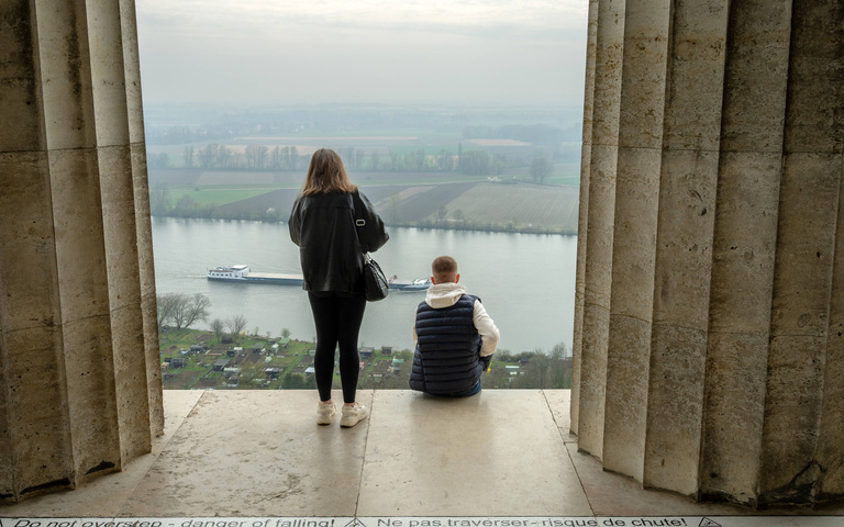 Blick von der Walhalla in Donaustauf