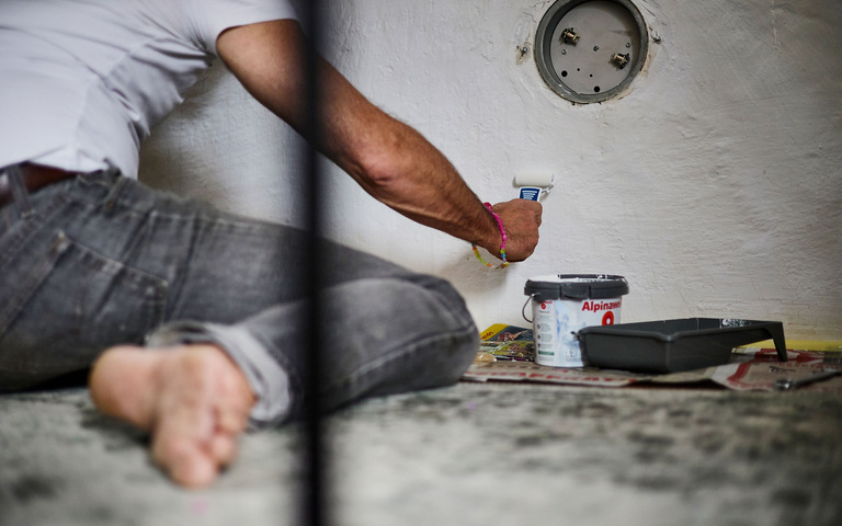 Malen und Renovieren