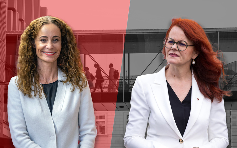 Frauenlandesrätin Eva Pawlata (SPÖ) und Gesundheitslandesrätin Cornelia Hagele (ÖVP)