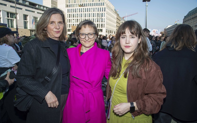 Katrin Göring-Eckardt, Franziska Brantner, Ricarda Lang (v. l.)