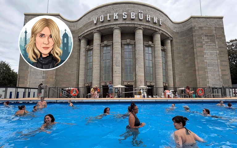 Berliner Volksbühne mit Volksbad