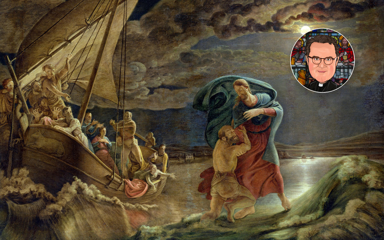 Philipp Otto Runge: „Petrus auf dem Meer“ (um 1806)