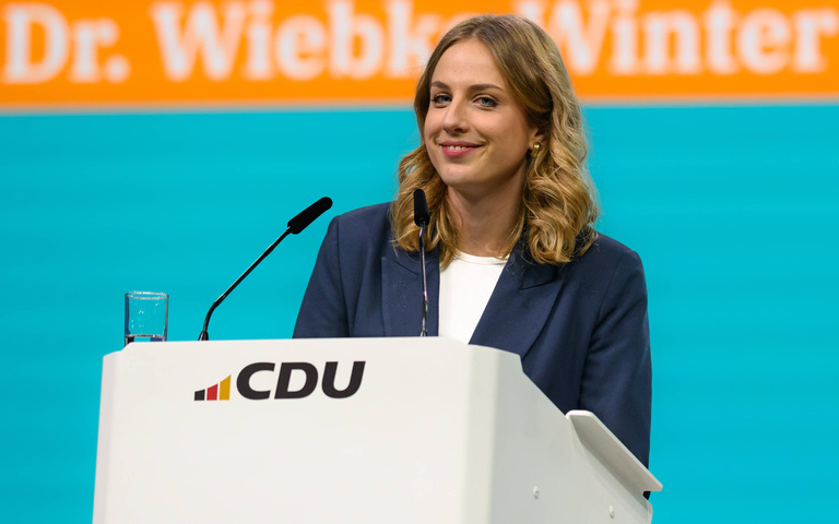 Wiebke Winter auf dem 38. Bundesparteitag der CDU Deutschlands in Stuttgart, 20. Februar 2026