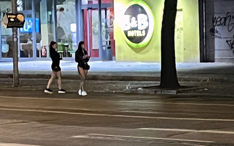 Prostituierte auf dem Berliner Straßenstrich